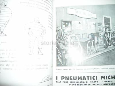 Michelin Pneumatici Ciclismo Torino Vigili Urbani Milano Pubblicità 1926