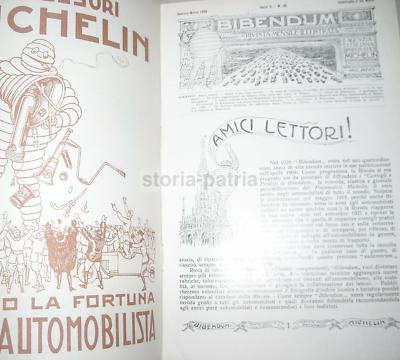 Michelin Pneumatici Ciclismo Torino Vigili Urbani Milano Pubblicità 1926