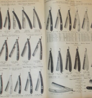 Catalogo Illustrato S.A. Usellini & C. Milano   Barbiere E Parrucchiere, 1932