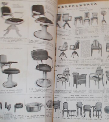 Catalogo Illustrato S.A. Usellini & C. Milano   Barbiere E Parrucchiere, 1932