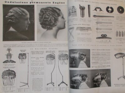 Catalogo Illustrato S.A. Usellini & C. Milano   Barbiere E Parrucchiere, 1932