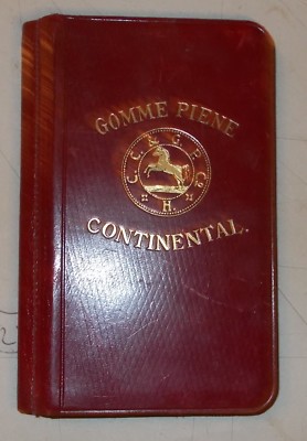 Pneumatici Continental: Astuccio Pubblicitario d'Epoca Con Stemma Araldico