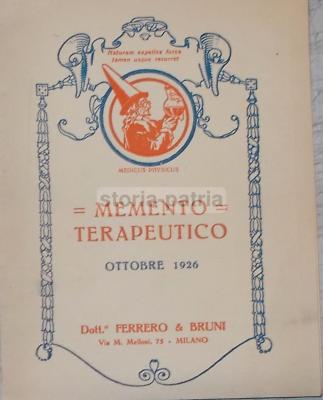 Medicina, Farmacia, Pubblicitaria Farmaceutica Ferrero Bruni, Milano, Norolina, 1926