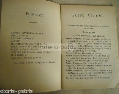 Teatro Popolare, Farsa In Dialetto Contadinesco Di Solimano Ammannati (Pistoia)