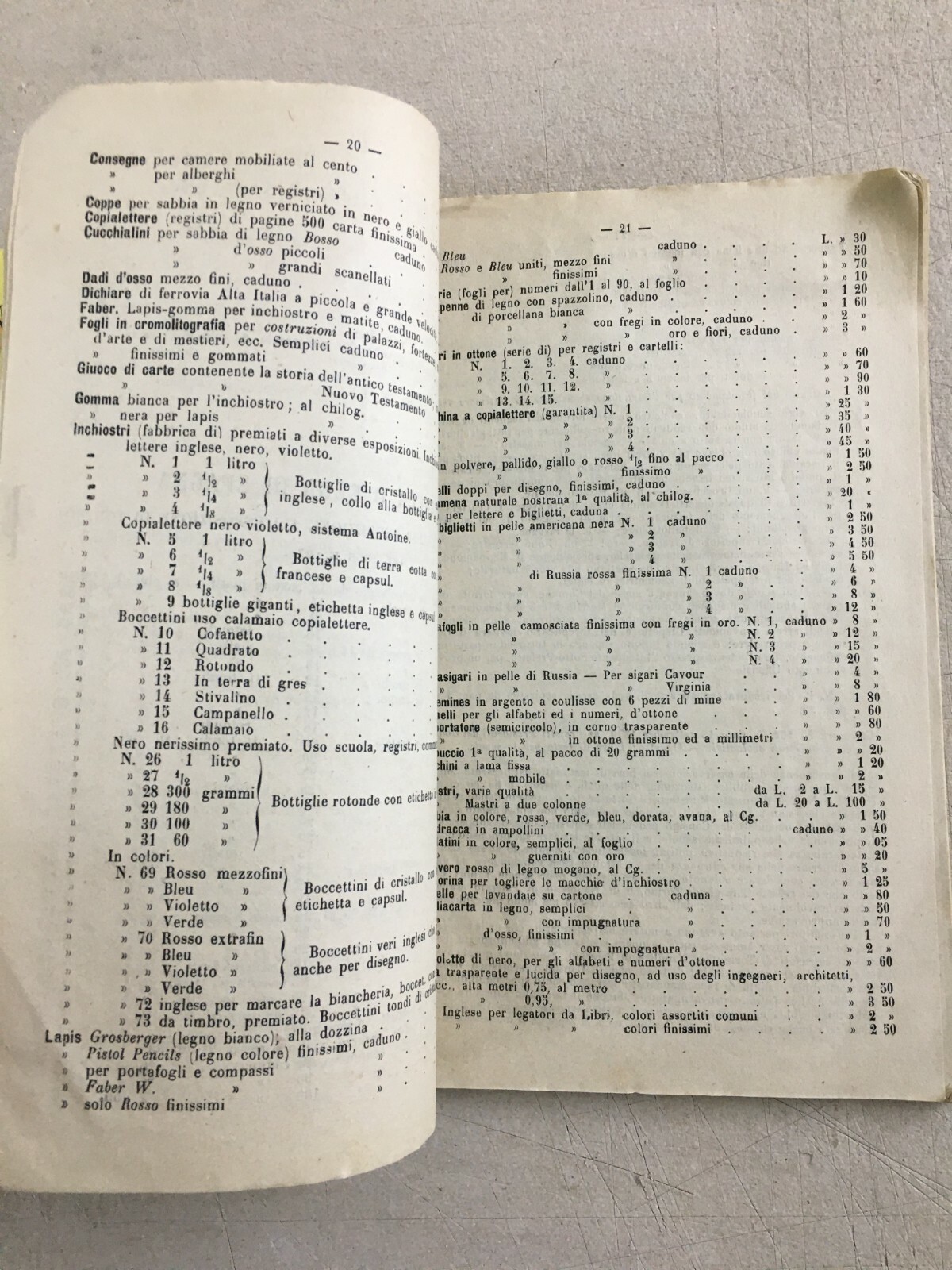 Bibliografia, Antico Catalogo Librario, Torino, Libreria Ermanno Loescher, 1875 76