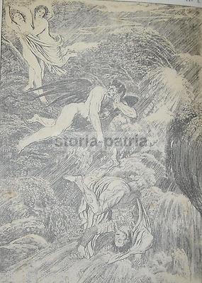 Antica Allegoria: Illustrazione Dantesca, Purgatorio, Stampa Decorativa