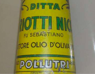 Abruzzo, Pollutri: Latta Pubblicitaria Dell'Oleificio Mariotti
