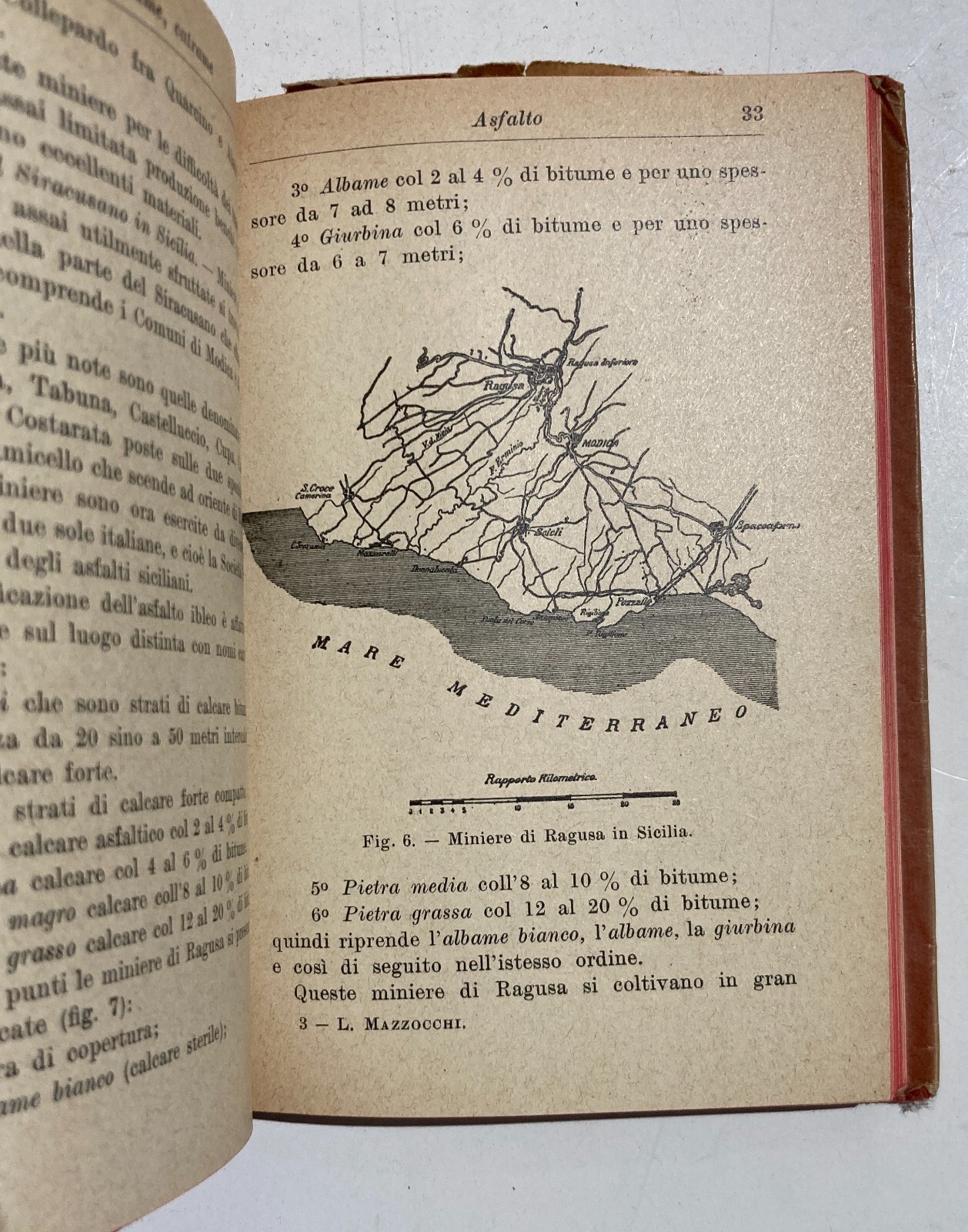 Asfalto, Bitume, Catrame, Strade Di Milano: Antico Manuale Hoepli Illustrato, 1920