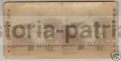 Liguria, Genova, Staglieno. Antica Fotografia Del Fotografo Ceribelli (Milano). Foto Stereoscopica