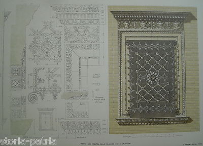 Architettura Lombarda: Milano, Palazzina Bagatti Valsecchi   Finestra Decorativa