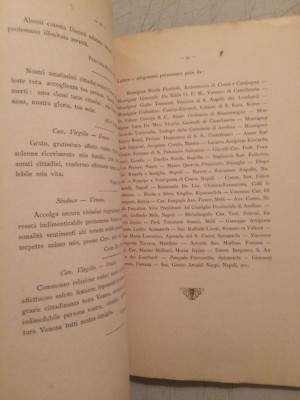 Basilicata: Venosa, Melfi, Nusco. Ingresso Solenne Del Vescovo Felice Del Sordo, 1908