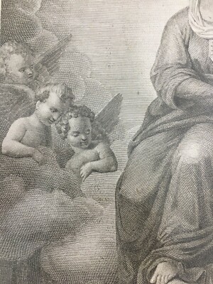 Antica Stampa Popolare Devozionale: San Giuseppe Della Croce, Serra Di Cassano, Alcayde
