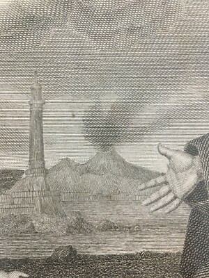Antica Stampa Popolare Devozionale: San Giuseppe Della Croce, Serra Di Cassano, Alcayde