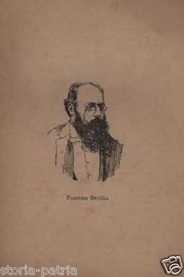Parmenio Bettoli: Antico Ritratto Dell'800