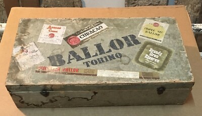 Distilleria Liquori Ballor Torino: Vecchia Scatola Pubblicitaria Electa
