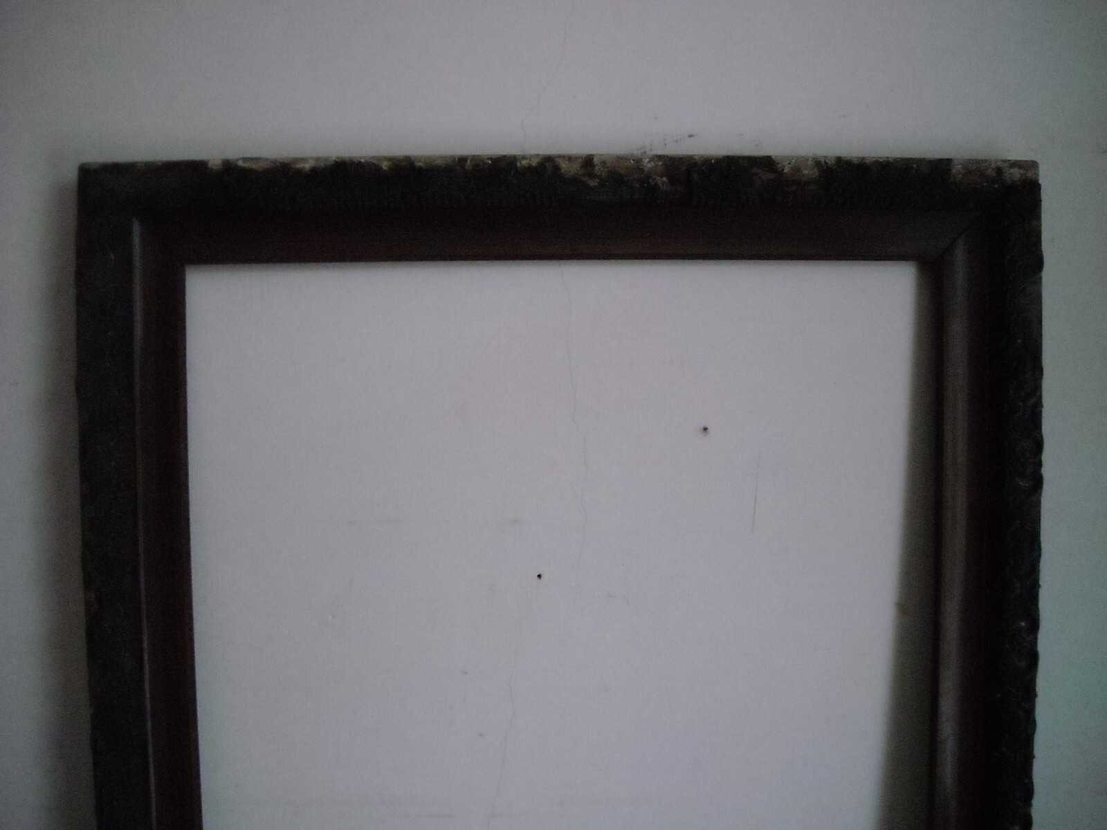Antica Cornice Liberty In Legno Con Decorazione A Pastiglia