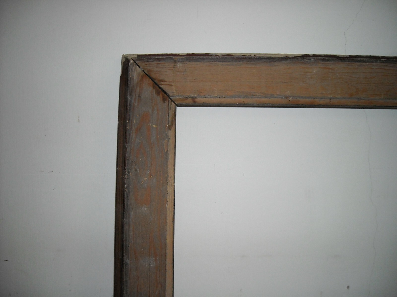 Antica Cornice Liberty In Legno Con Decorazione A Pastiglia