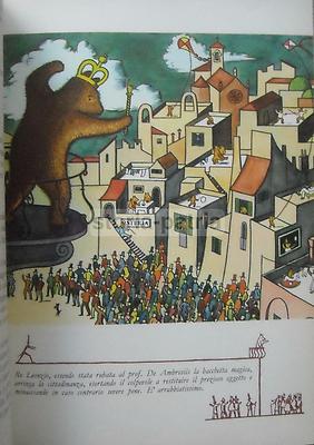 Sicilia, Dino Buzzati: La Famosa Invasione Degli Orsi In Sicilia. Narrativa Fantastica Popolare, Illustrato A Colori