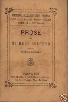 Prose Di Michele Colombo: Letteratura, Pedagogia E Critica Letteraria