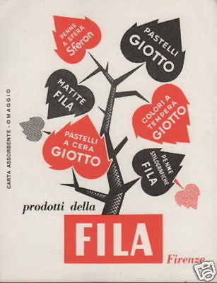 Toscana, Firenze   Carta Assorbente Pubblicitaria Fila E Giotto