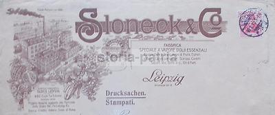 Sloneck Leipzig: Busta Pubblicitaria Per Olii Essenziali, Essenze E Liquori