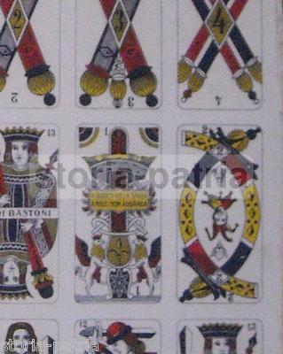 Carte Da Gioco Napoletane: Foglio Intero Raffaele Pignalosa