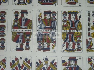 Carte Da Gioco Napoletane: Foglio Intero Raffaele Pignalosa