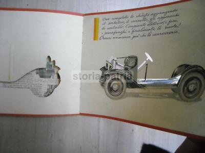 Automobili Balilla Fiat, Torino Lingotto: Pubblicazione Pubblicitaria Con Grafica Futurista