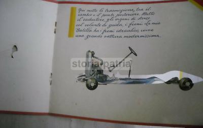 Automobili Balilla Fiat, Torino Lingotto: Pubblicazione Pubblicitaria Con Grafica Futurista