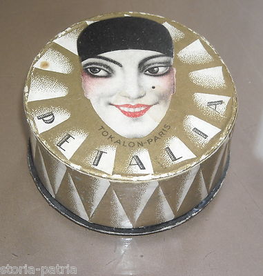 Scatola Di Cipria Petalia Tokalon, Stile Liberty, Anni '20