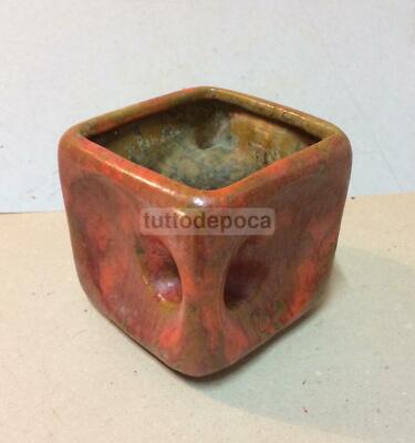 Design E Modernariato Artistico: Vaso Decorativo O Soprammobile In Ceramica, Alessio Tasca