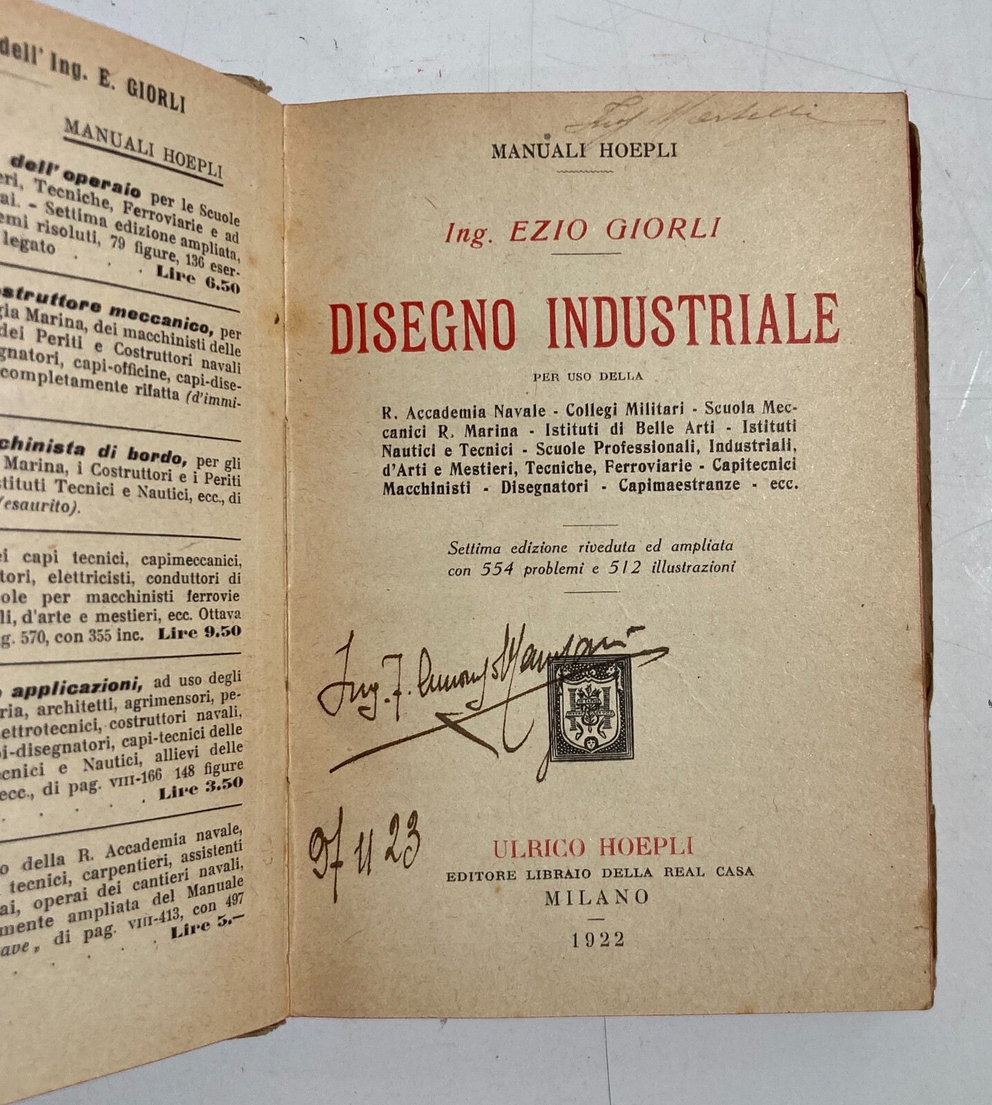 Tecnica Meccanica: Disegno Industriale, Utensili, Mole, Tornio, Locomobile Stradale