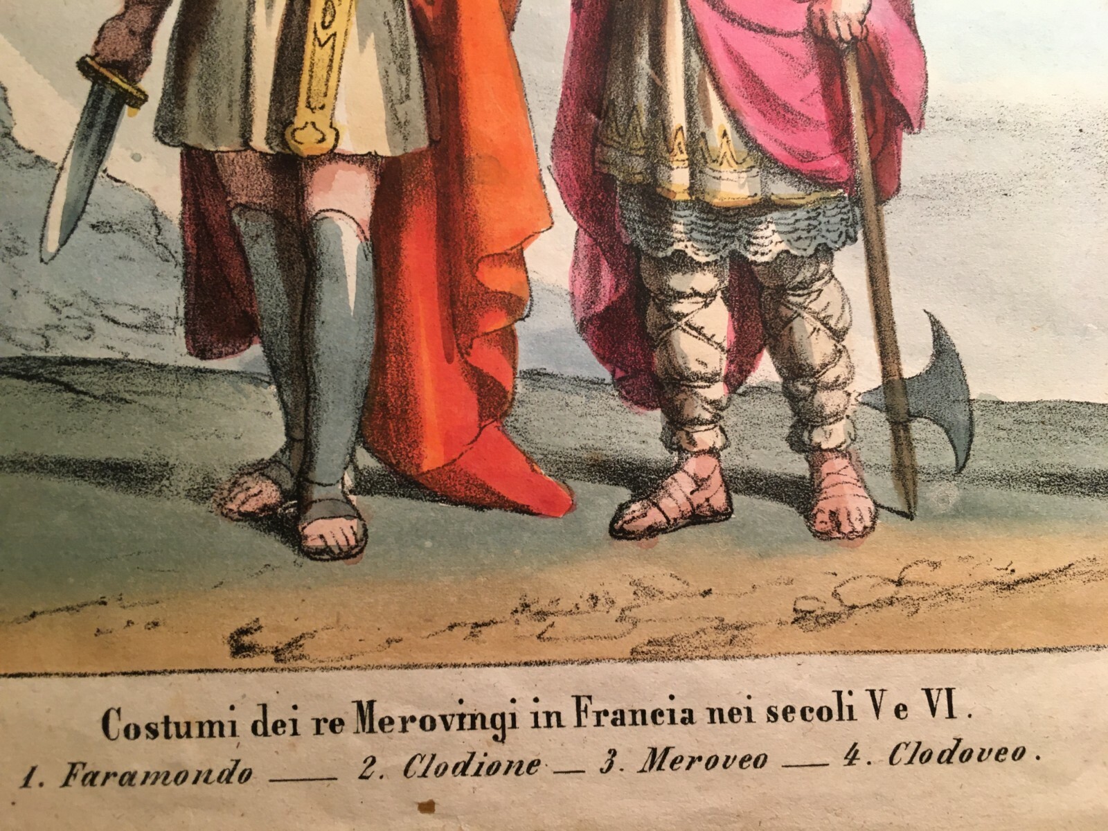 Costumi Dei Re Merovingi: Faramondo, Clodione, Meroveo