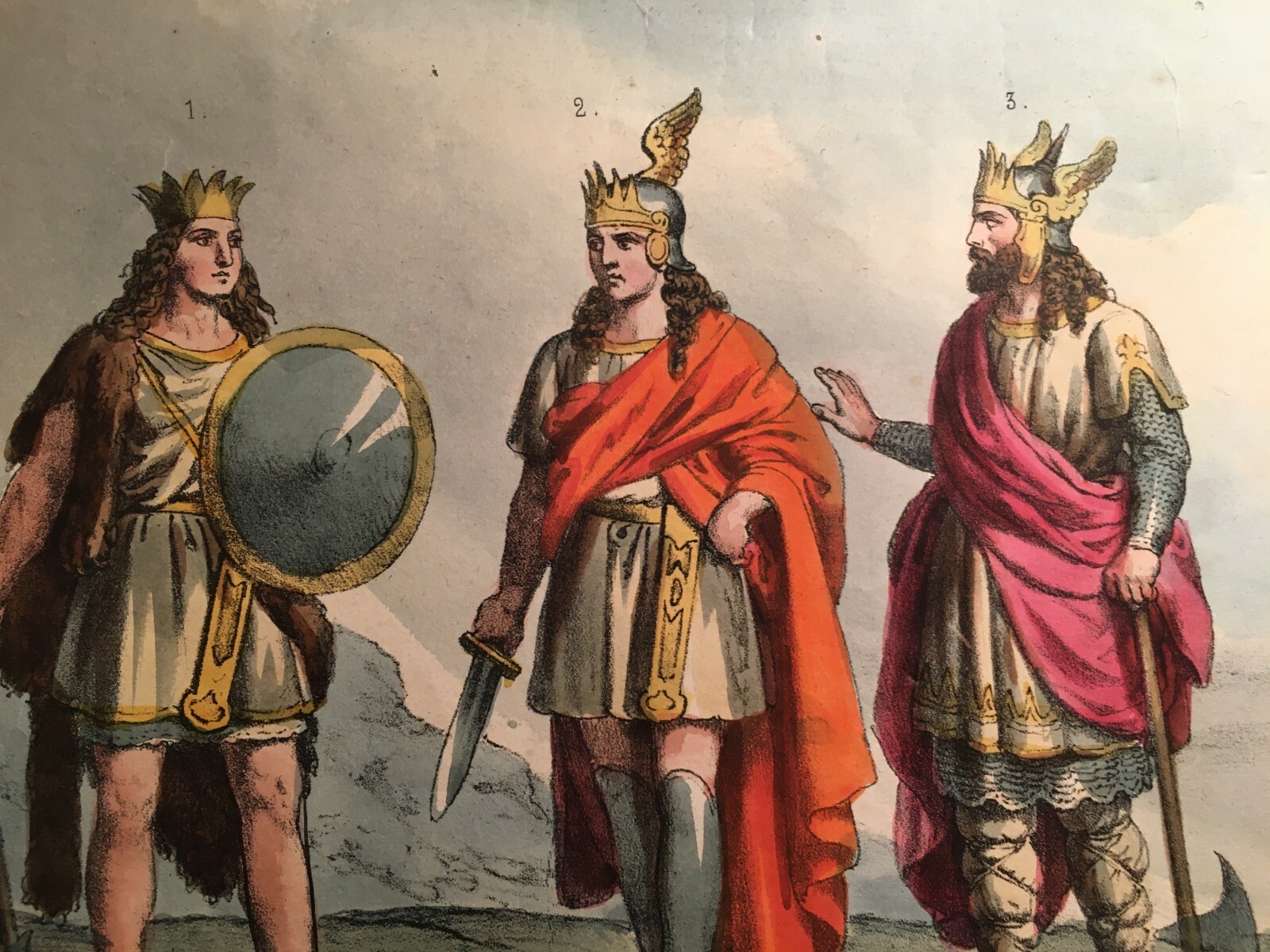 Costumi Dei Re Merovingi: Faramondo, Clodione, Meroveo