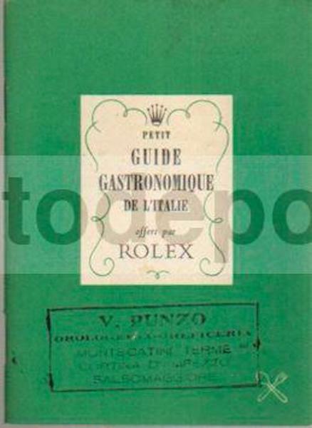 Cucina, Guida Gastronomica: Cucina Regionale Italiana E Catalogo Orologi Rolex