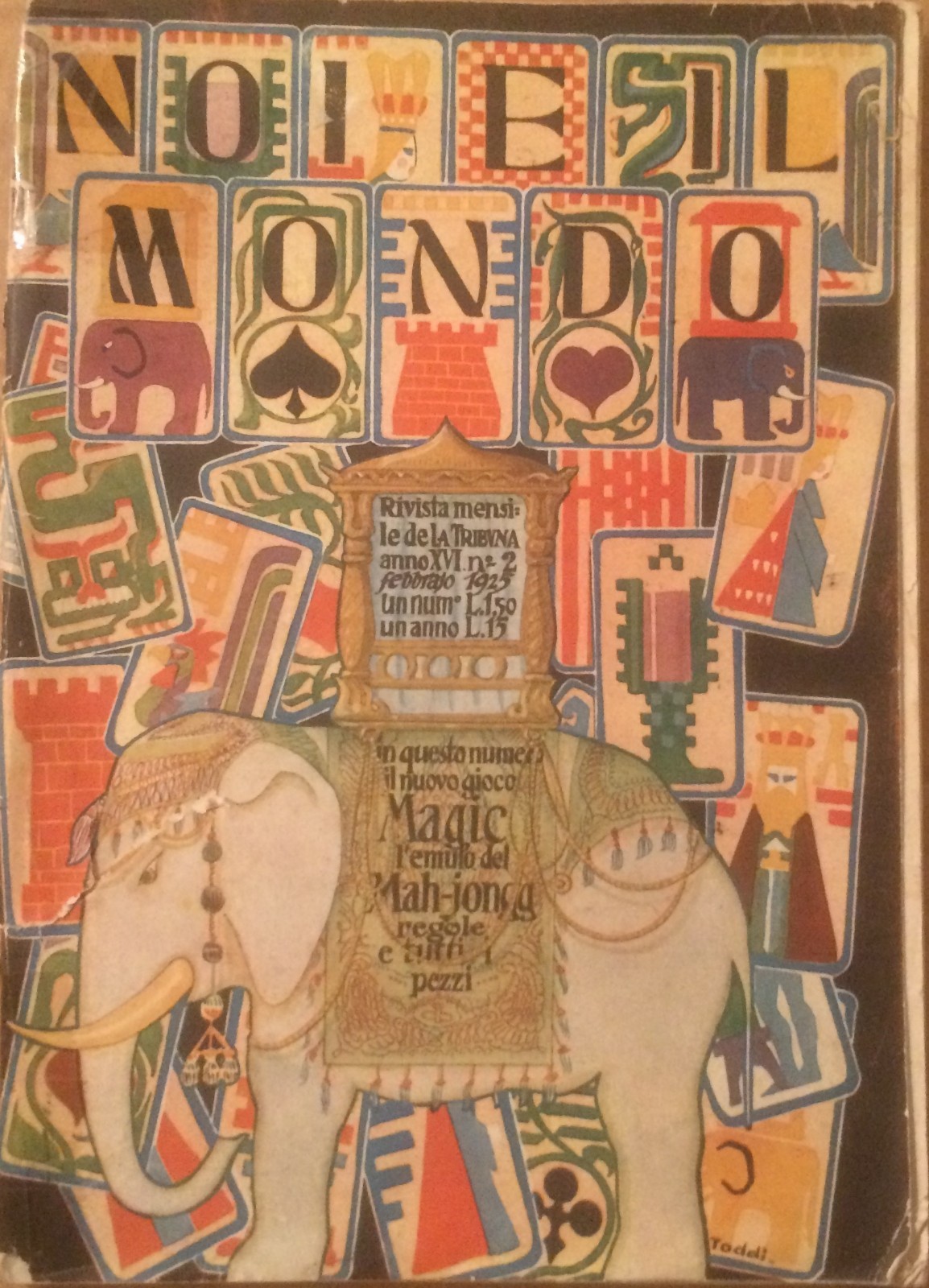 Noi E Il Mondo   Rivista Mensile De La Tribuna, 1 Febbraio 1925