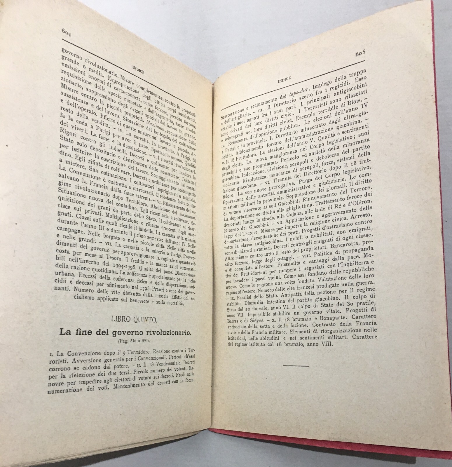 Storia Politica: Rivoluzione Francese. Il Governo Rivoluzionario. Taine, 1908