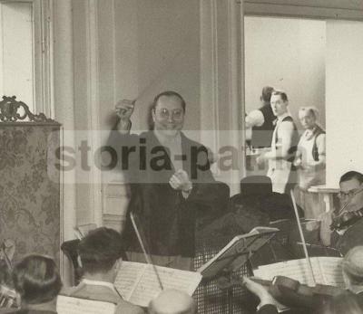 Musica: Musicisti Celebri, Orchestra. Rara Fotografia d'Epoca Da Collezione (Londra)