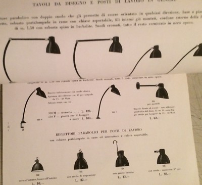 Tecnica Illuminazione Elettricità Lampade: Catalogo Pubblicitario Pollice, Milano