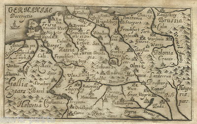 Germaniae Descriptio: Antica Mappa Dell'Europa Centrale
