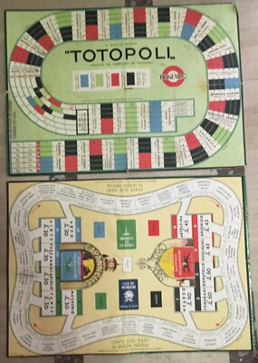 Gioco Da Collezione Totopoli (Monopoly): Equitazione E Corse Di Cavalli