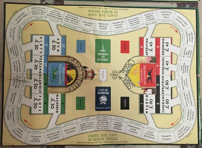 Gioco Da Collezione Totopoli (Monopoly): Equitazione E Corse Di Cavalli