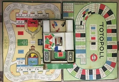 Gioco Da Collezione Totopoli (Monopoly): Equitazione E Corse Di Cavalli