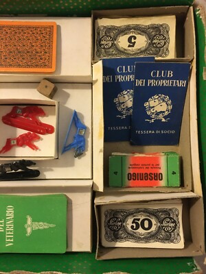 Gioco Da Collezione Totopoli (Monopoly): Equitazione E Corse Di Cavalli