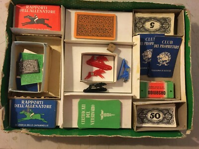 Gioco Da Collezione Totopoli (Monopoly): Equitazione E Corse Di Cavalli
