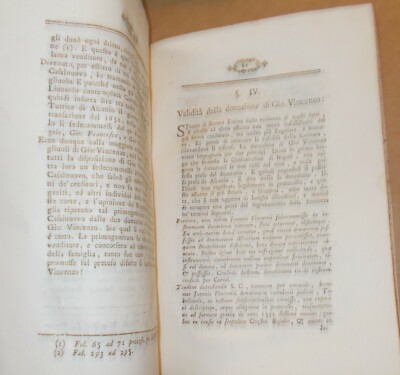 Napoli, Duca Di Casalnuovo: Antica Allegazione Giuridica Per L'Eredità Farina, 1806
