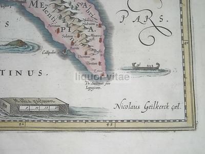 Puglia, Salento E Lucania: Mappa Di Cluverio E Geilkerck