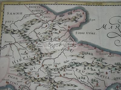 Puglia, Salento E Lucania: Mappa Di Cluverio E Geilkerck