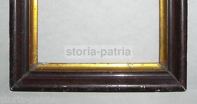 Antica Cornice Laccata E Dorata Per Stampe O Dipinti