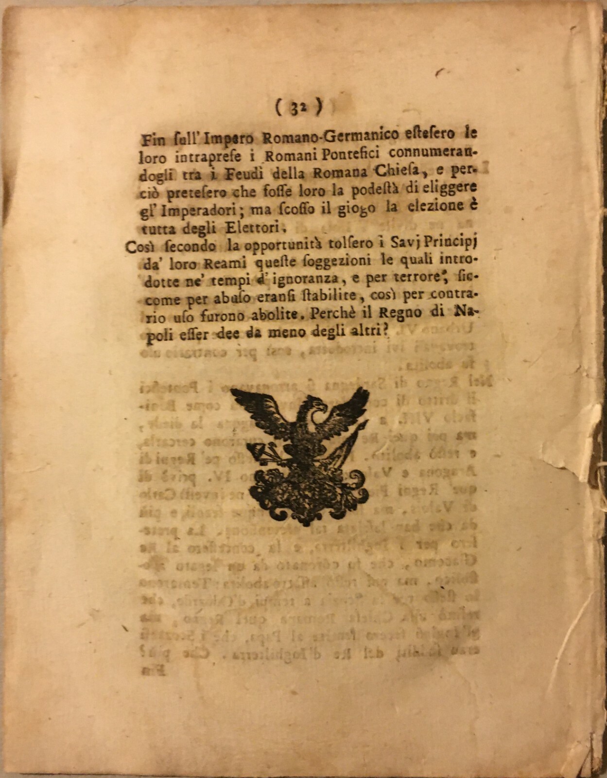 Regno Di Napoli E Sicilia. Puglia. Chiesa. Censo Napoletano. Econdalla. De Nicola.